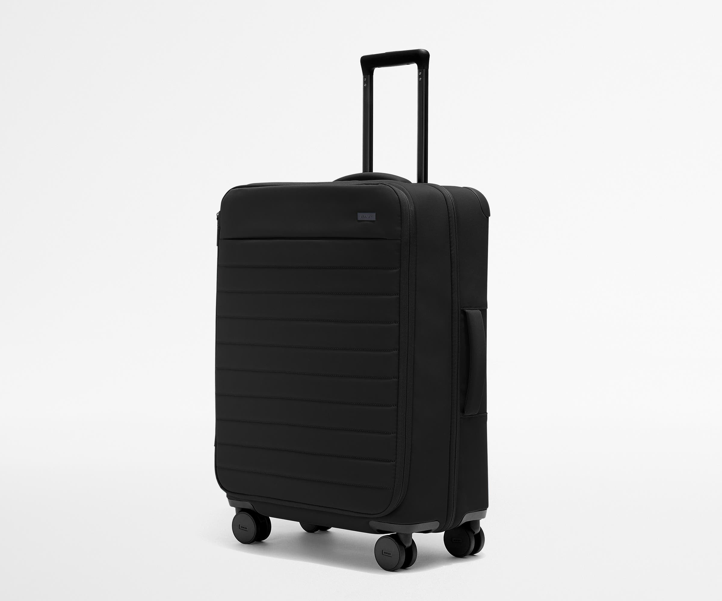 Angled view of the Softside Medium suitcase